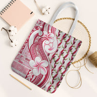 Samoa Teuila Tote Bag White Samoan Siapo Motifs LT05 White Strap One Size White - Polynesian Pride