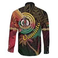 Vanuatu Espiritu Santo Island Family Matching Mermaid Dress and Hawaiian Shirt Beach Landscape