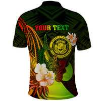 Personalised Hawaii State Motto Polo Shirt Hawaiian Tribal Reggae Hammerhead Shark LT05 - Polynesian Pride