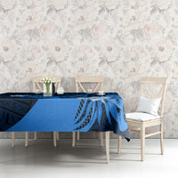 Hawaii State Motto Tablecloth Hawaiian Tribal Blue Hammerhead Shark LT05 - Polynesian Pride