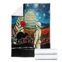 Kei Wareware Tatou New Zealand ANZAC Day Blanket Starry Night Inspo Style