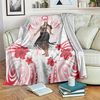 New Zealand Women's Day Blanket Maori Wahine Polynesian Pattern