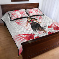 New Zealand Women's Day Quilt Bed Set Maori Wahine Polynesian Pattern