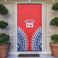 Custom Tuamotu Archipelago Door Cover Polynesian Tribal Tattoo