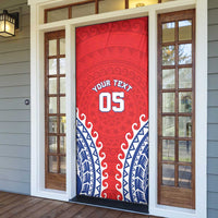 Custom Tuamotu Archipelago Door Cover Polynesian Tribal Tattoo