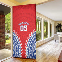 Custom Tuamotu Archipelago Door Cover Polynesian Tribal Tattoo