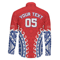 Custom Tuamotu Archipelago Family Matching Long Sleeve Bodycon Dress and Hawaiian Shirt Polynesian Tribal Tattoo