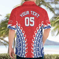 Custom Tuamotu Archipelago Hawaiian Shirt Polynesian Tribal Tattoo