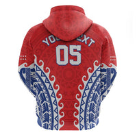 Custom Tuamotu Archipelago Hoodie Polynesian Tribal Tattoo