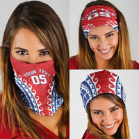 Custom Tuamotu Archipelago Neck Gaiter Polynesian Tribal Tattoo