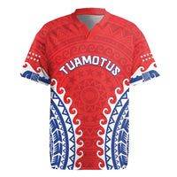Custom Tuamotu Archipelago Rugby Jersey Polynesian Tribal Tattoo