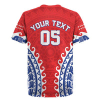 Custom Tuamotu Archipelago Rugby Jersey Polynesian Tribal Tattoo