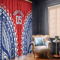Custom Tuamotu Archipelago Window Curtain Polynesian Tribal Tattoo