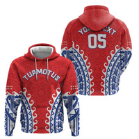 Custom Tuamotu Archipelago Zip Hoodie Polynesian Tribal Tattoo