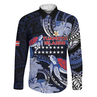 Tuamotu Islands Family Matching Puletasi and Hawaiian Shirt Polynesian Pattern With Turtle