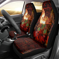 Samoa Siva Afi Festival Car Seat Cover Fire Knife Dancing LT05 - Polynesian Pride