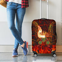 Samoa Siva Afi Festival Luggage Cover Fire Knife Dancing