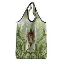 New Zealand Maori Fairy Patupaiarehe Grocery Bag Polynesian Style