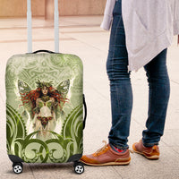 New Zealand Maori Fairy Patupaiarehe Luggage Cover Polynesian Style