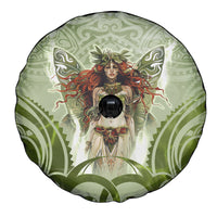New Zealand Maori Fairy Patupaiarehe Spare Tire Cover Polynesian Style
