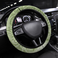 New Zealand Maori Fairy Patupaiarehe Steering Wheel Cover Polynesian Style LT05 Universal Fit Red - Polynesian Pride