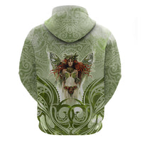 New Zealand Maori Fairy Patupaiarehe Zip Hoodie Polynesian Style LT05 - Polynesian Pride