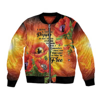ANZAC Day Red Poppy Bomber Jacket Honoring The ANZAC Spirit
