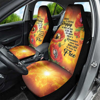 ANZAC Day Red Poppy Car Seat Cover Honoring The ANZAC Spirit