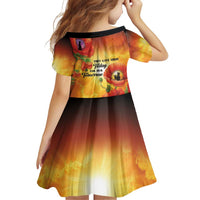 ANZAC Day Red Poppy Family Matching Off Shoulder Short Dress and Hawaiian Shirt Honoring The ANZAC Spirit