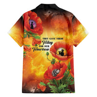 ANZAC Day Red Poppy Family Matching Tank Maxi Dress and Hawaiian Shirt Honoring The ANZAC Spirit LT05 - Polynesian Pride