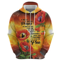 ANZAC Day Red Poppy Hoodie Honoring The ANZAC Spirit