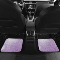 Aotearoa Maori Wahine Car Mats Fantail Bird Purple Gold Marble