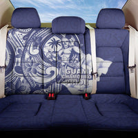 Guam Chief Quipuha Back Car Seat Cover Polynesian Pattern With Guasali Flowers