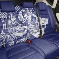 Guam Chief Quipuha Back Car Seat Cover Polynesian Pattern With Guasali Flowers
