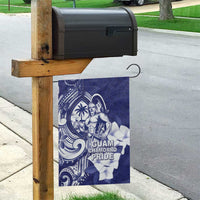 Guam Chief Quipuha Garden Flag Polynesian Pattern With Guasali Flowers