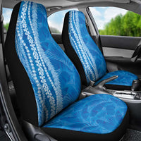 Hawaii Prince Kuhio Car Seat Cover Blue Hawaiian Lau Maia With Leis