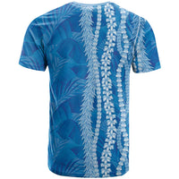 Hawaii Prince Kuhio T Shirt Blue Hawaiian Lau Maia With Leis