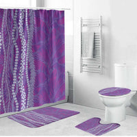 Hawaii Prince Kuhio Bathroom Set Violet Hawaiian Lau Maia With Leis