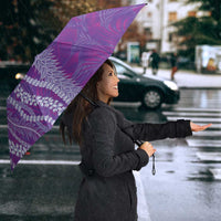 Hawaii Prince Kuhio Umbrella Violet Hawaiian Lau Maia With Leis