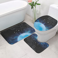 New Zealand Matariki Bathroom Set Pleiades Star Cluster Blue Galaxy