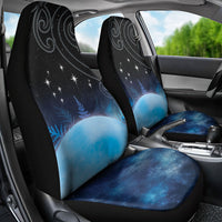 New Zealand Matariki Car Seat Cover Pleiades Star Cluster Blue Galaxy LT05 - Polynesian Pride