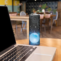 New Zealand Matariki Skinny Tumbler Pleiades Star Cluster Blue Galaxy LT05 - Polynesian Pride
