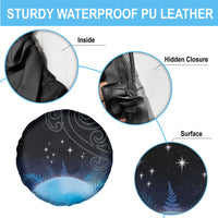 New Zealand Matariki Spare Tire Cover Pleiades Star Cluster Blue Galaxy LT05 - Polynesian Pride