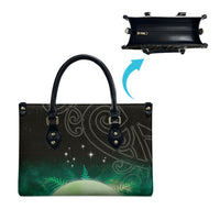 New Zealand Matariki Leather Bag Pleiades Star Cluster Green Galaxy