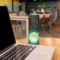 New Zealand Matariki Skinny Tumbler Pleiades Star Cluster Green Galaxy