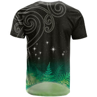 New Zealand Matariki T Shirt Pleiades Star Cluster Green Galaxy LT05 - Polynesian Pride