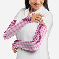 Pink Hawaii Palaka Arm Sleeves Hawaiian Honohono Lei