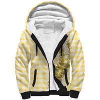 Yellow Hawaii Palaka Sherpa Hoodie Hawaiian Honohono Lei LT05 Unisex Yellow - Polynesian Pride