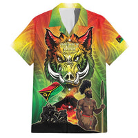 Vanuatu July 30th 1980 Family Matching Off Shoulder Short Dress and Hawaiian Shirt Happy Independence Day - Polynesian Pride