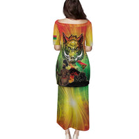 Vanuatu July 30th 1980 Family Matching Puletasi and Hawaiian Shirt Happy Independence Day - Polynesian Pride